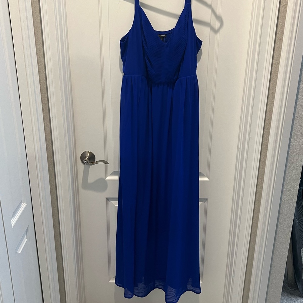 Maxi Chiffon Pleated Dress